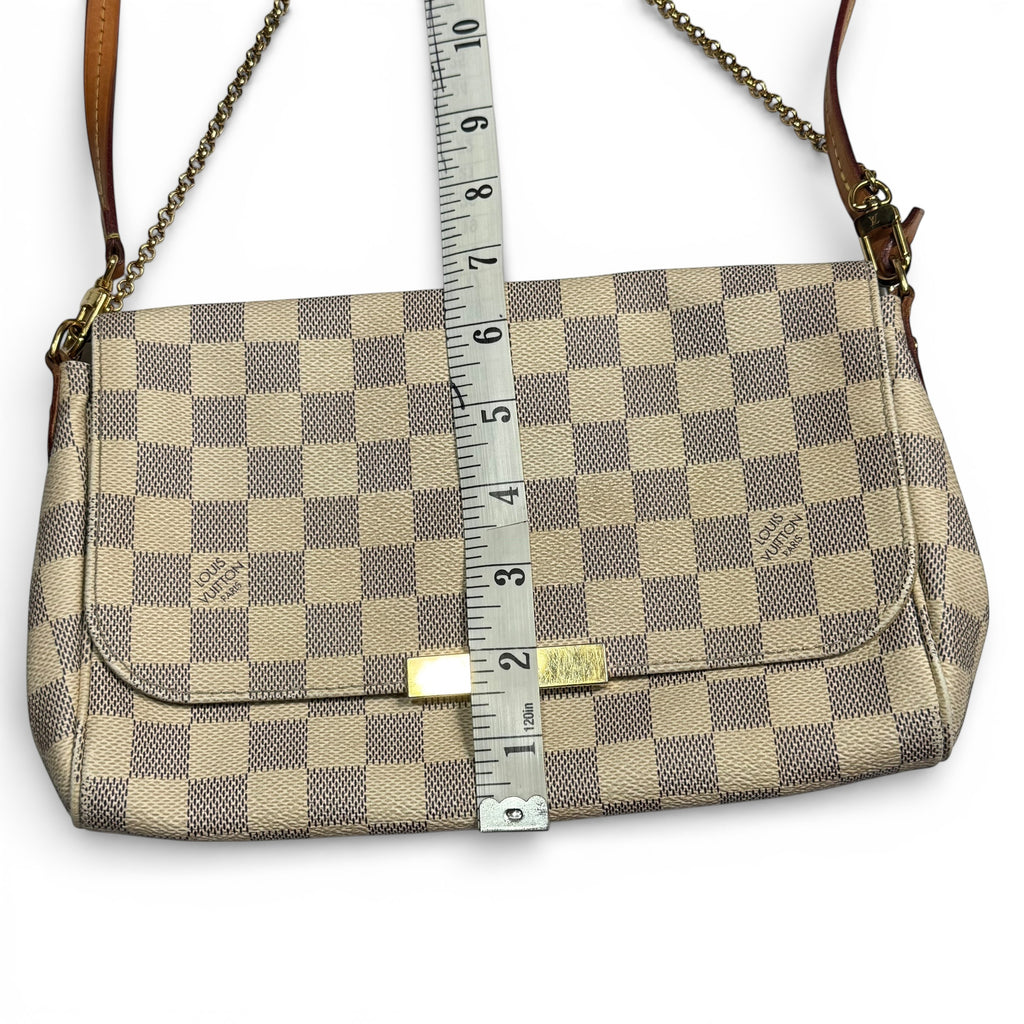 louis vuitton favorite mm damier azur crossbody
