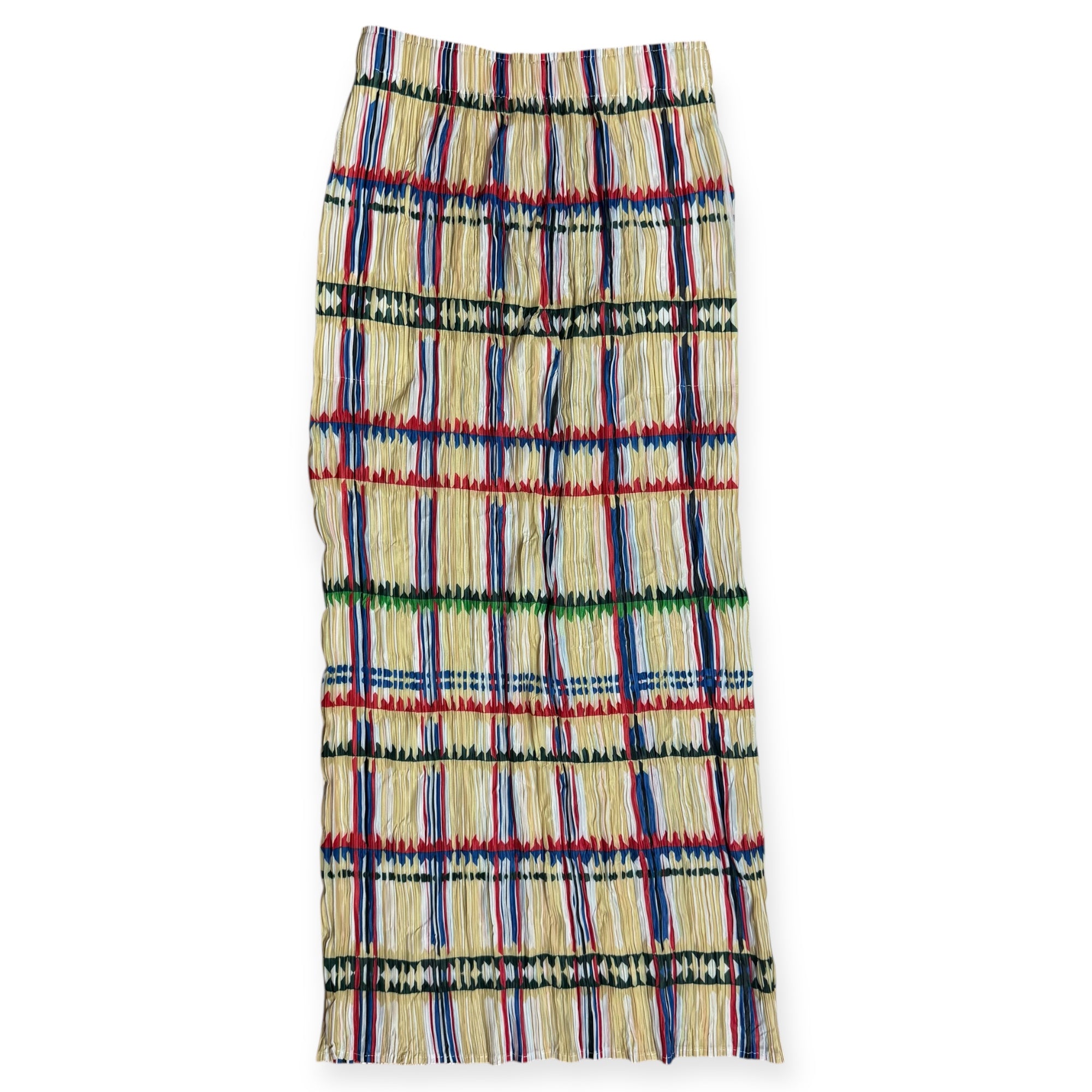 vintage issey miyake pleats please geometric skirt