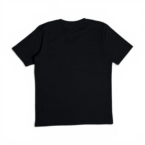 2010s number nine denim black v neck box logo spellout graphic tee