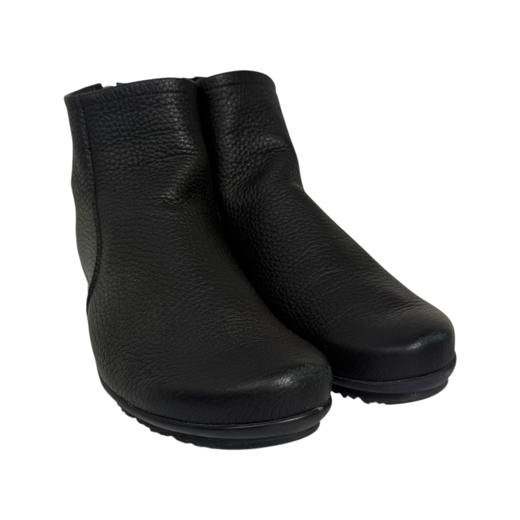 arche baryky soft black deerskin leather boots