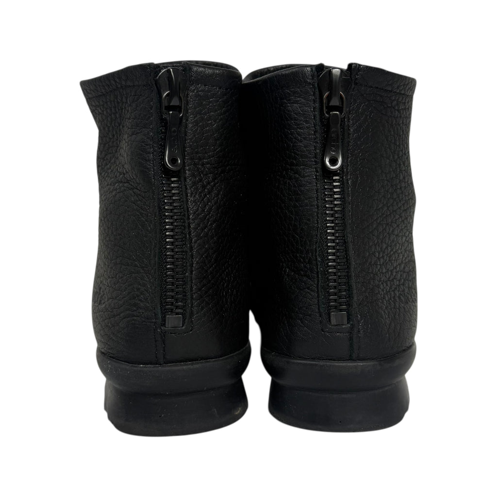 arche baryky soft black deerskin leather boots