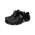vintage diesel saville black leather square toe sneakers
